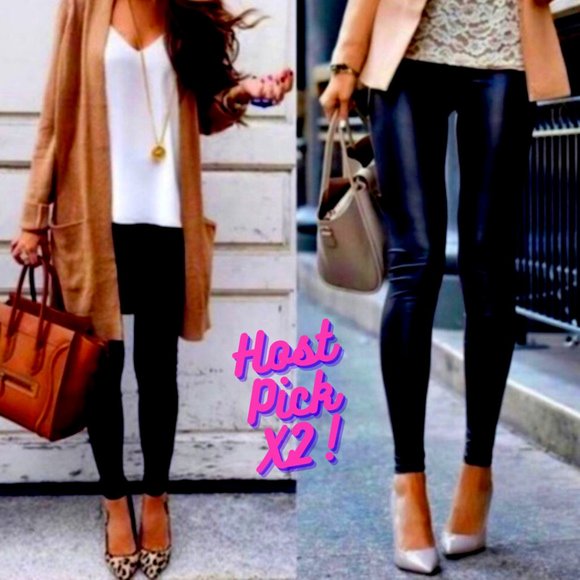 Pants - LAST ONE!! Faux Leather Leggings